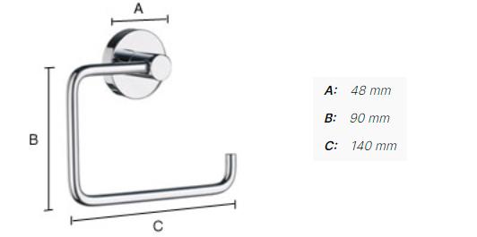 Smedbo Home tilbeh&oslash;rspakke til bad t/v&aelig;g - Krom
