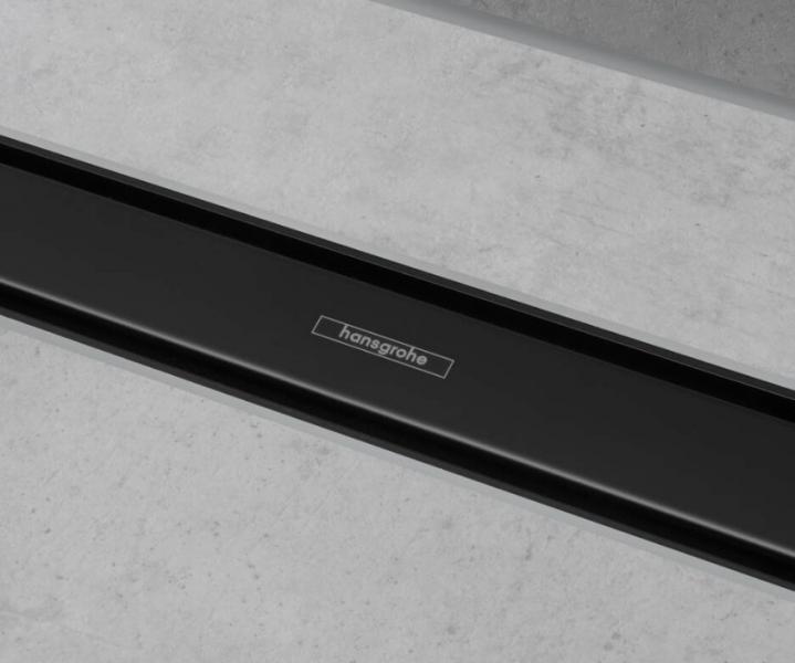 Hansgrohe RainDrain Match Kappes&aelig;t - 80 cm - Mat sort