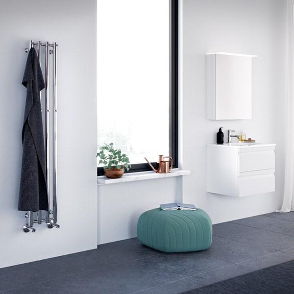 Str&oslash;mberg Regus el-h&aring;ndkl&aelig;det&oslash;rrer - 11,5x150 cm - Hvid