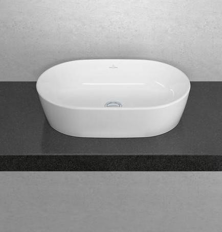 V&B Architectura 60 fritst&aring;ende bowlevask - Med overl&oslash;b