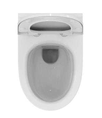 Ideal Standard i-life A v&aelig;gh&aelig;ngt toilet m/Rimless+ og s&aelig;de m. softclose og Easy LiftOff