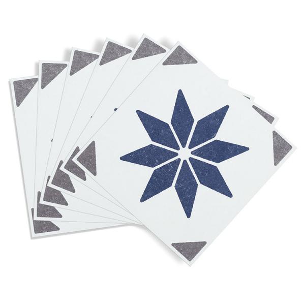 D-C-fix selvkl&aelig;bende fliser til v&aelig;g - Alia blue