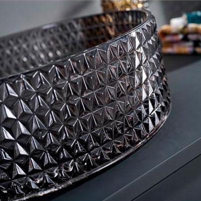 Cass&oslash;e Morello 36 fritst&aring;ende bowlevask - Glas/Mat sort