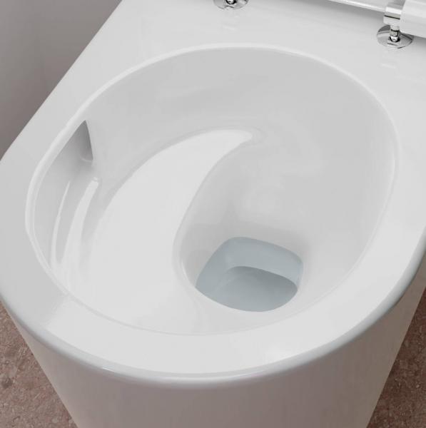 hansgrohe EluPura S Rimless v&aelig;gh&aelig;ngt toilet m/HygieneEffect og AquaHelix u/s&aelig;de