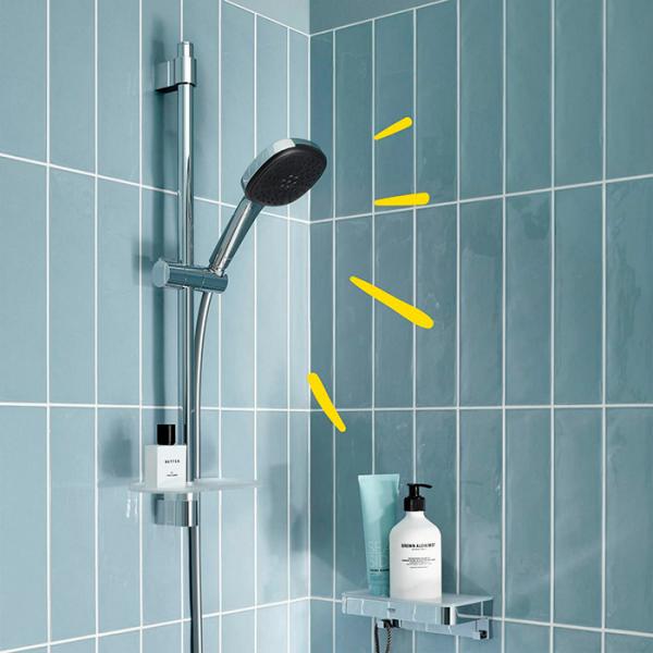 Grohe Vitalio Comfort 110 bruses&aelig;t 2 sprays inkl. brusehylde