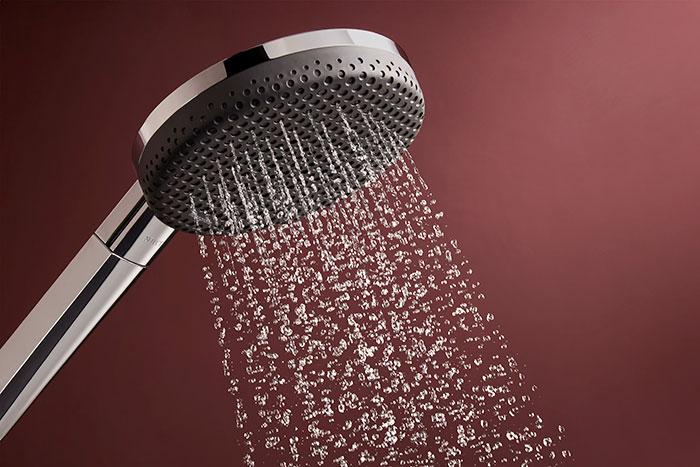 hansgrohe Raindance Alive S Showerpipe 300 2jet m/ShowerSelect Comfort og EcoSmart - Krom