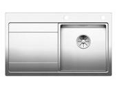 K�kkenvask i rustfrit st�l m. afl�bsbakke